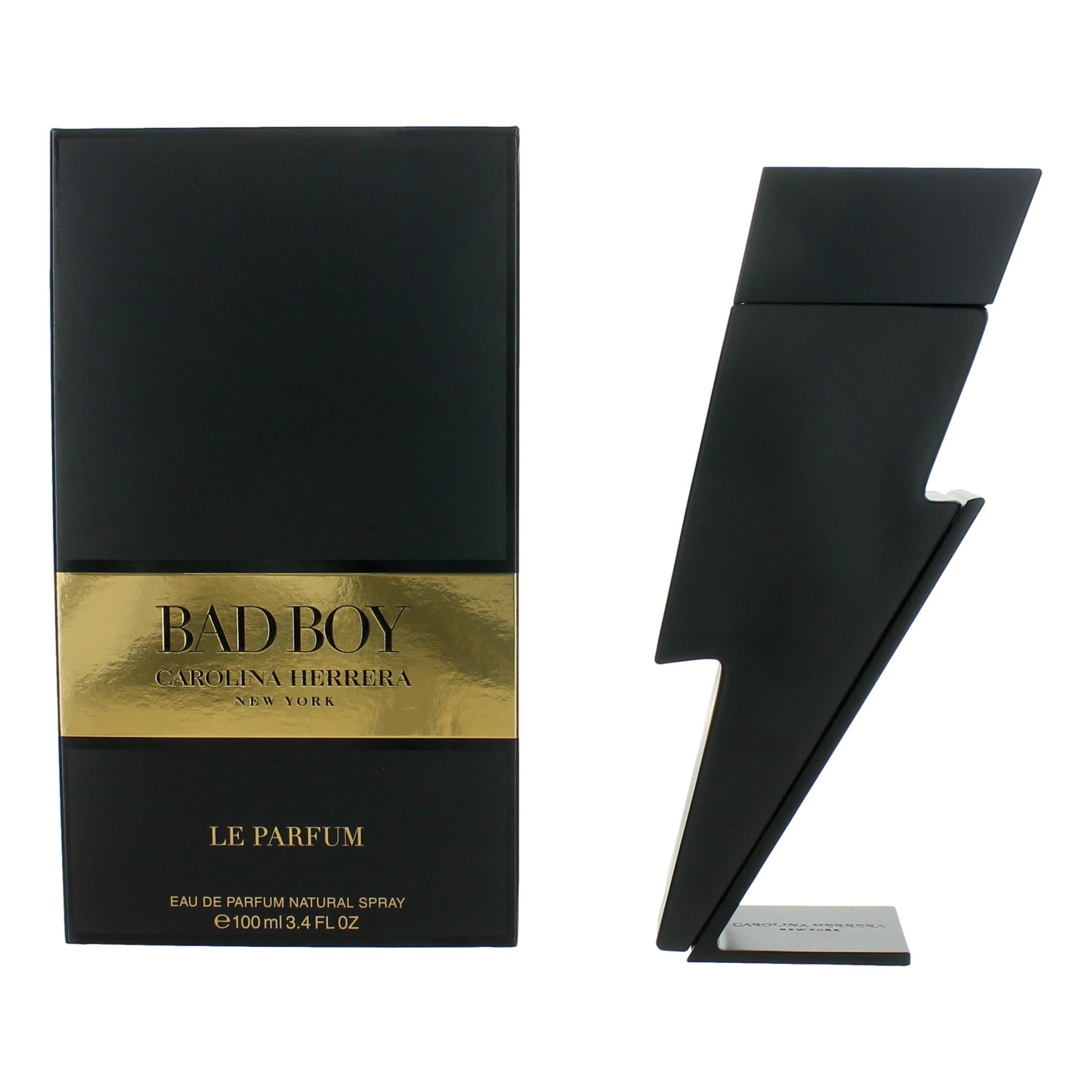 Bottle of Bad Boy Le Parfum by Carolina Herrera, 3.4 oz Eau De Parfum Spray for Men